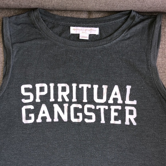 Spiritual Gangster Loose Fit Logo Tank Top - Picture 3 of 5
